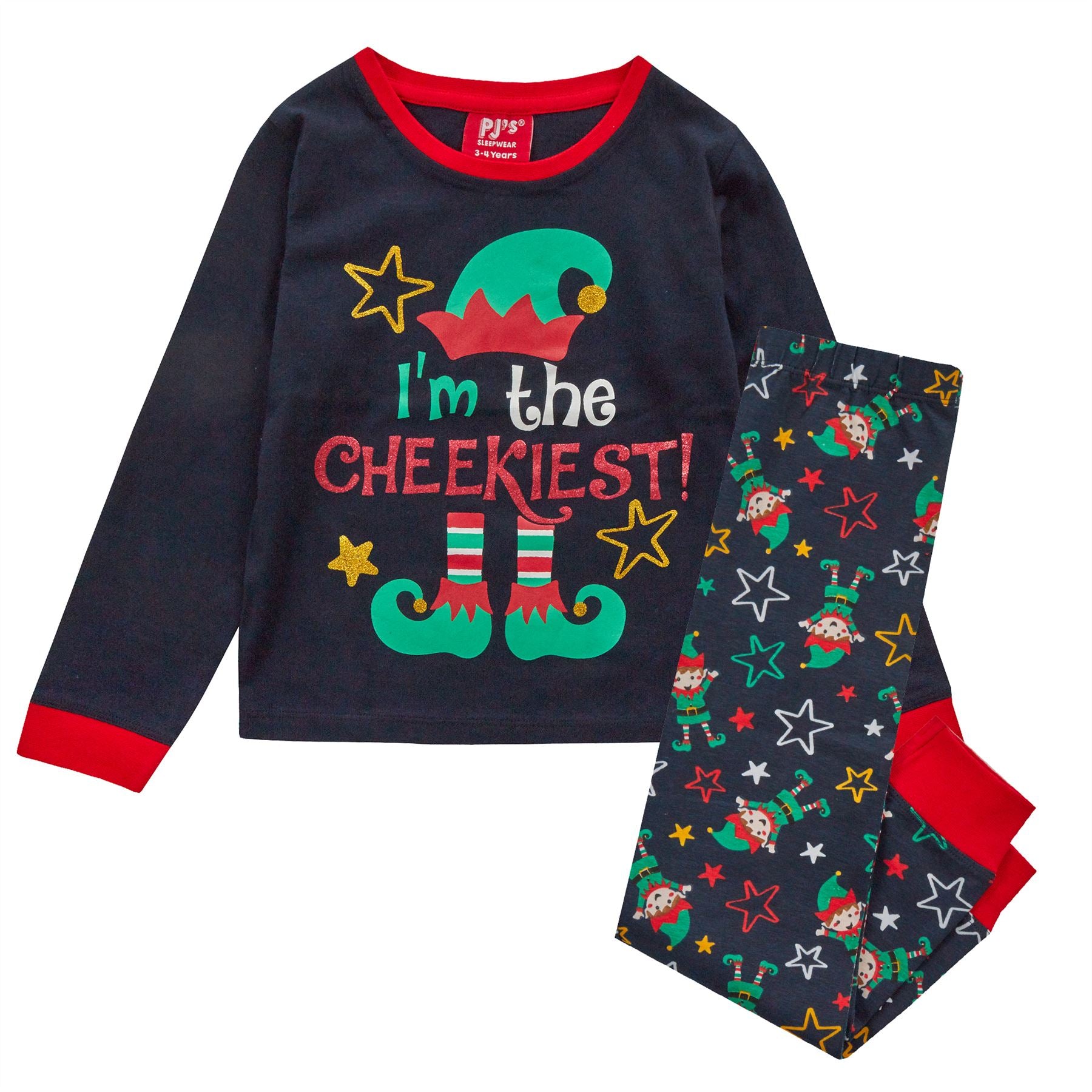 Family Matching Christmas Cotton Long Sleeve Pyjamas PJs His And Hers Pyjama Set