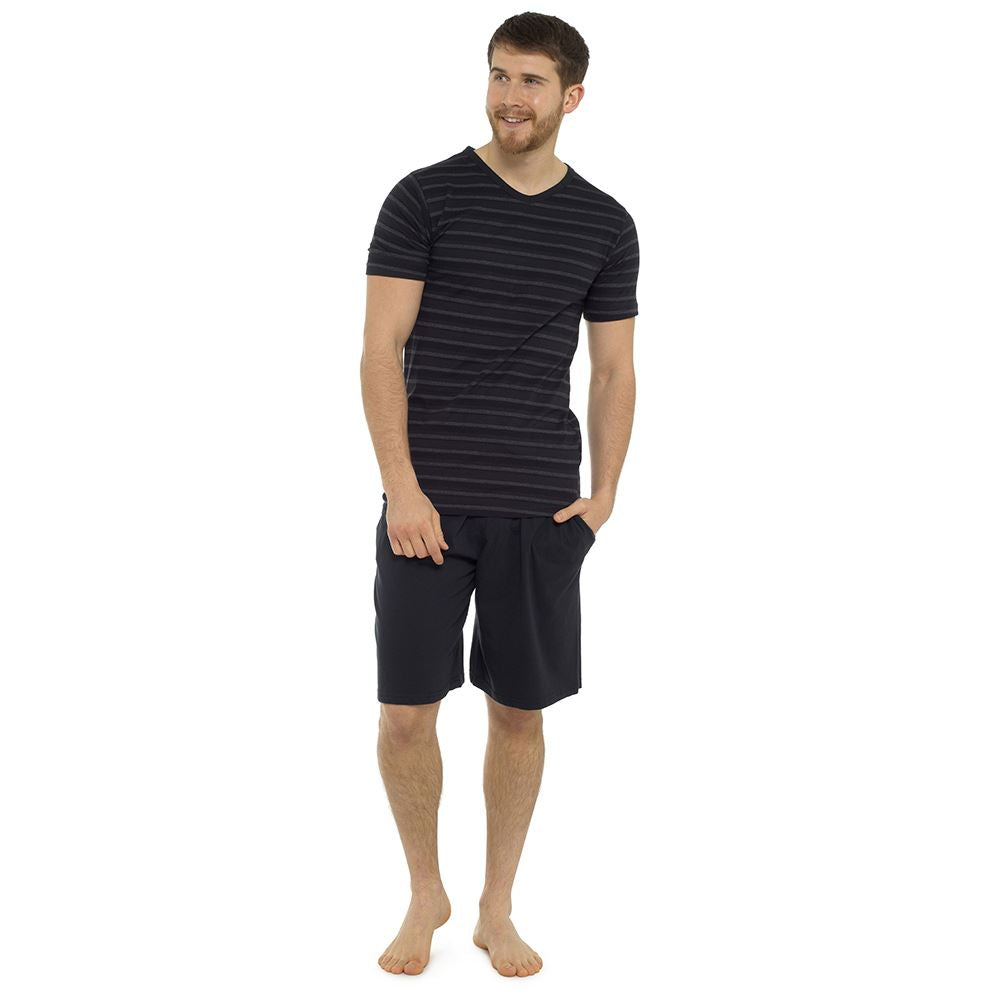 Mens Boys Cotton Pyjamas Short/Long Sleeve Nightwear Pyjama Set PJs Size M-XXL