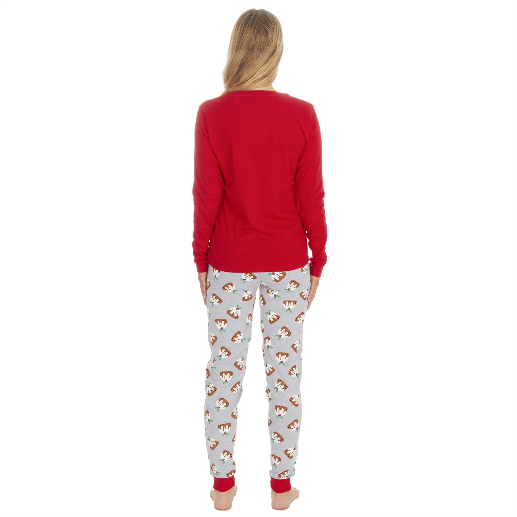Family Matching Christmas Cotton Long Sleeve Pyjamas PJs His And Hers Pyjama Set