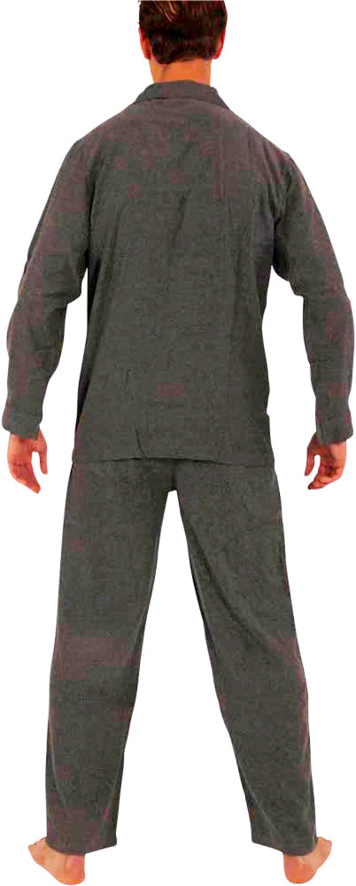 Norty Mens Cotton Poly Blend Yarn Flannel Pajama Lounge Sleep Sets