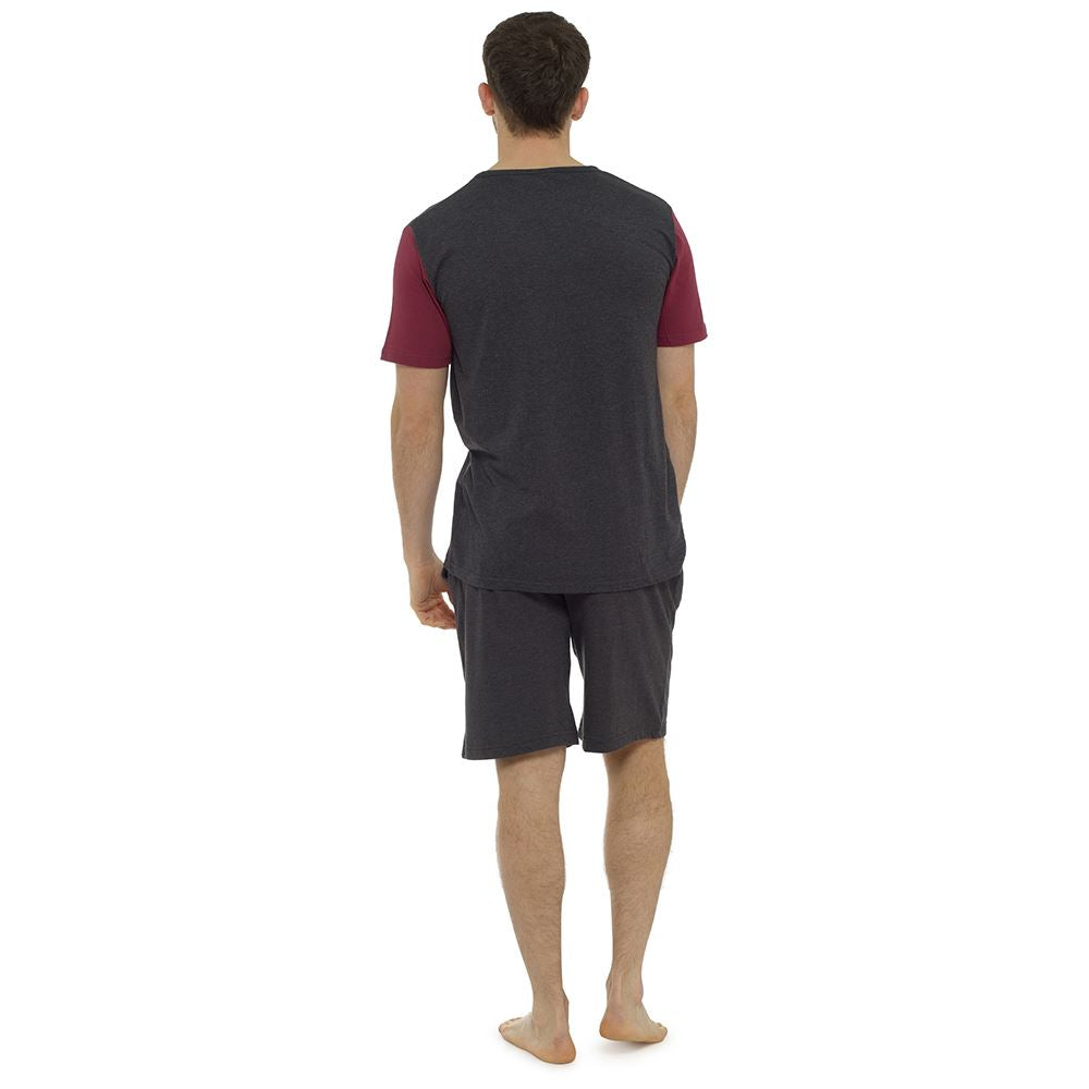 Mens Boys Cotton Pyjamas Short/Long Sleeve Nightwear Pyjama Set PJs Size M-XXL