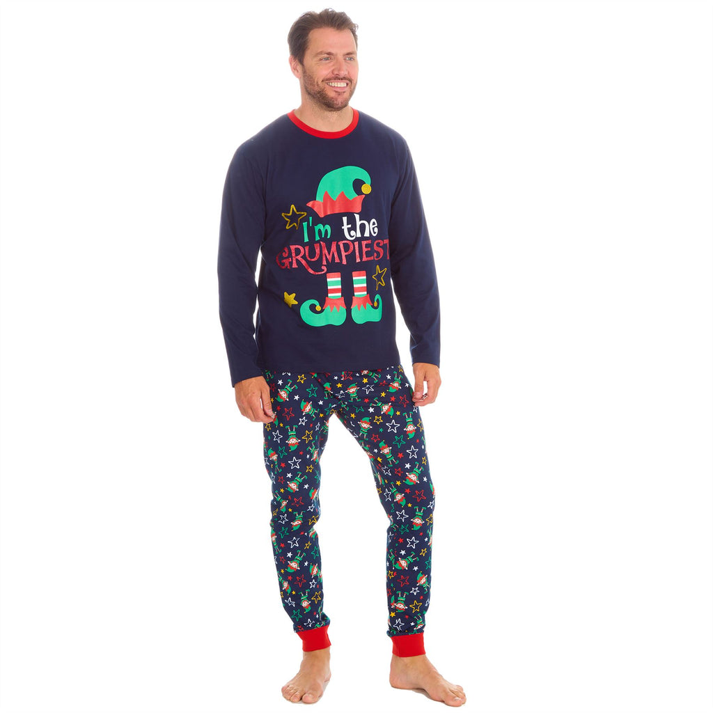 Family Matching Christmas Cotton Long Sleeve Pyjamas PJs His And Hers Pyjama Set