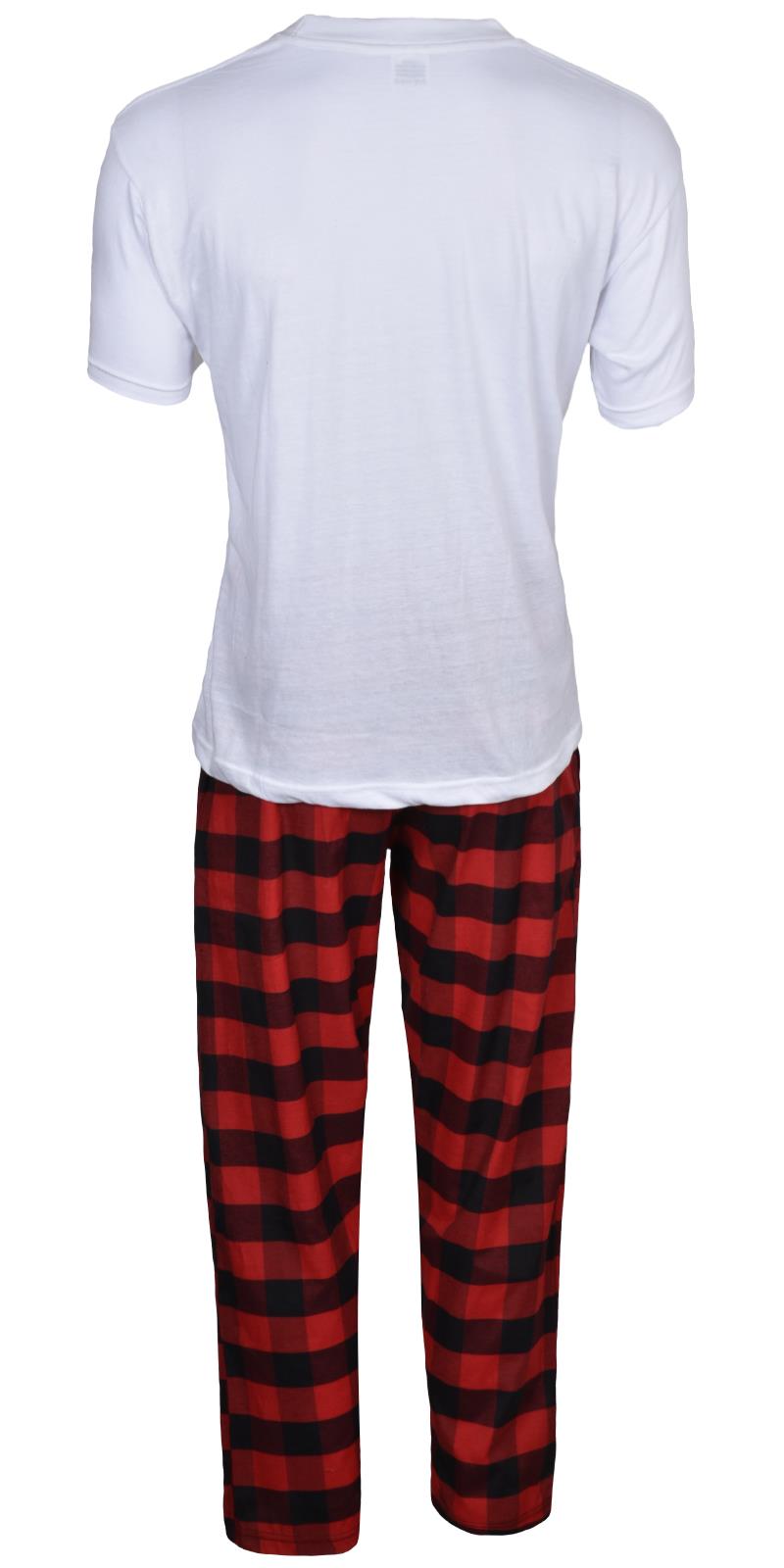 Mens Pyjamas Set Short Long Sleeve Two Piece TShirt Lounge Trouser PJ Nightwear