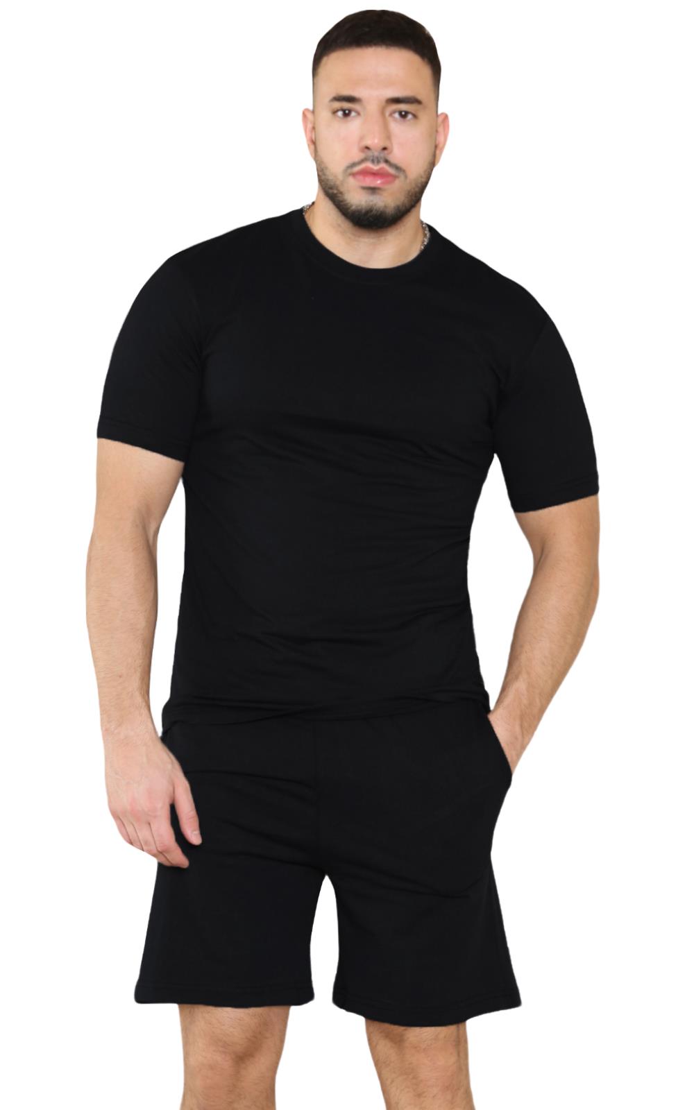 Mens Pyjamas Shorts Set Short Sleeve Nightwear Pjs Loungewear Cotton Size S-XL