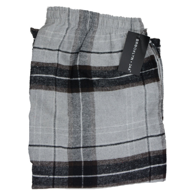 Mens Pyjamas Bottoms Flannel Check PJs Set Tartan Trousers Loungewear Pyjamas