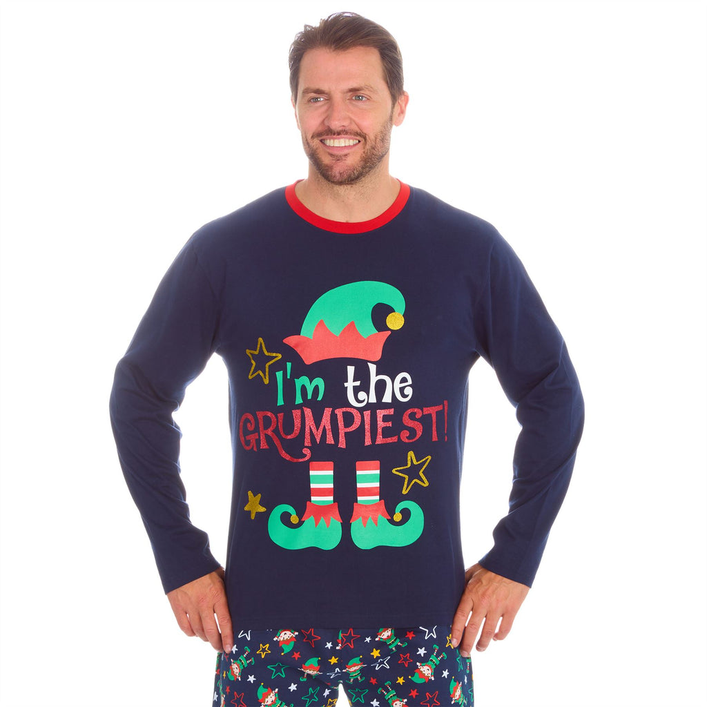 Family Matching Christmas Cotton Long Sleeve Pyjamas PJs His And Hers Pyjama Set