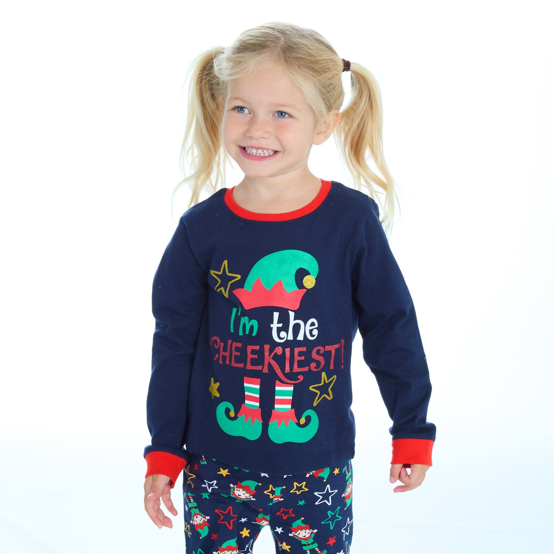 Family Matching Christmas Cotton Long Sleeve Pyjamas PJs His And Hers Pyjama Set