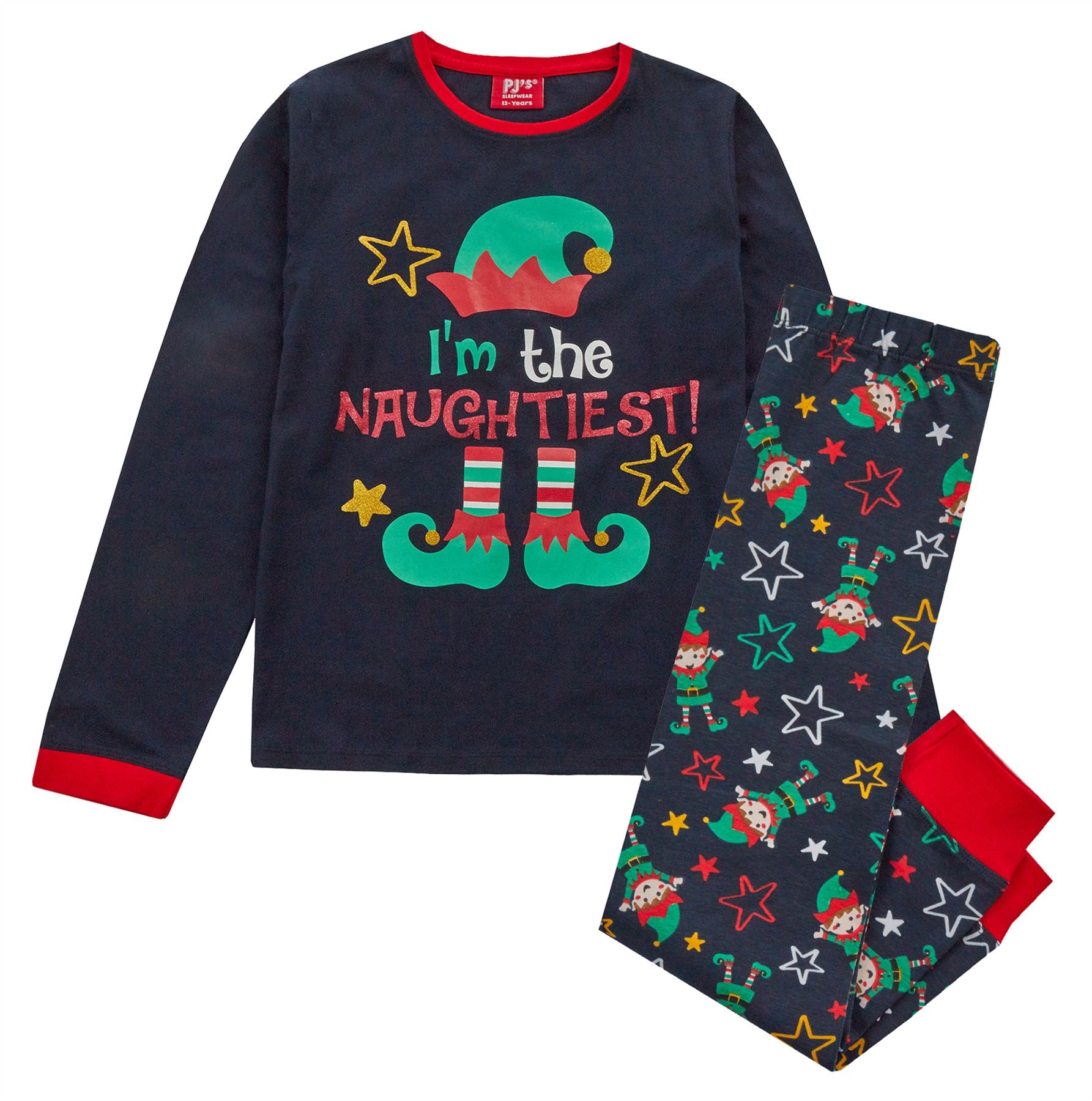 Family Matching Christmas Cotton Long Sleeve Pyjamas PJs His And Hers Pyjama Set