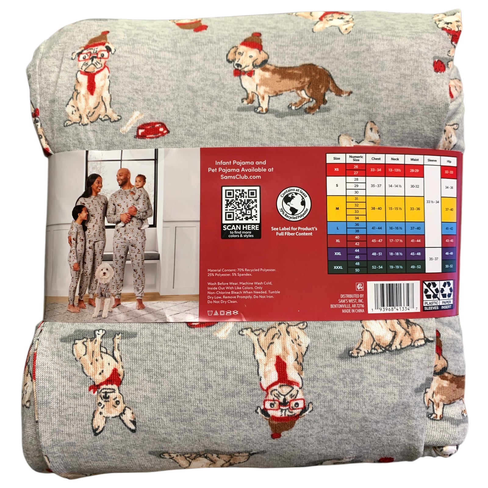 Member's Mark Family Sleep Men's 2-Piece Pajama Set