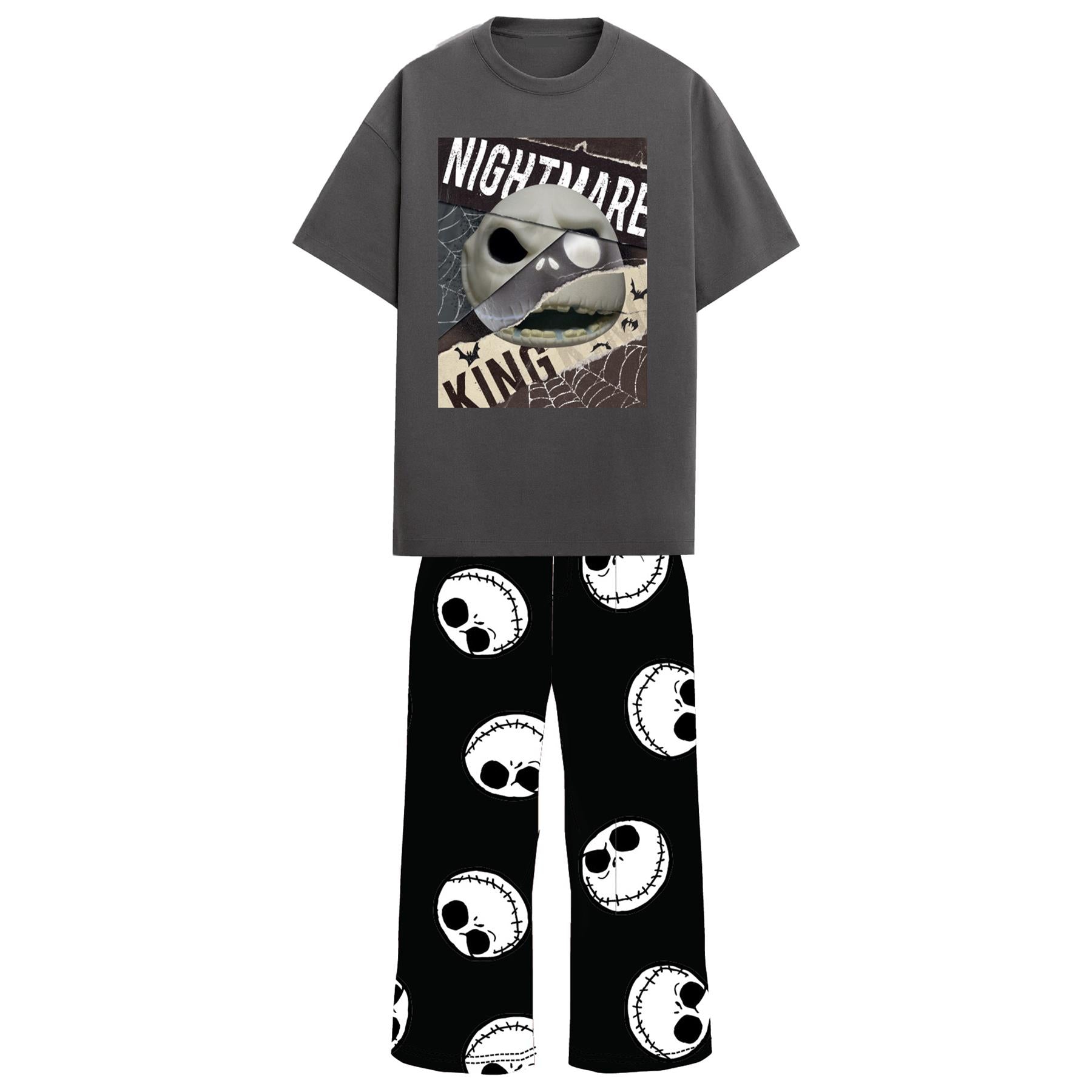Mens Novelty Character Marvel Cotton Pyjamas Lounge Set Size S - 2XL