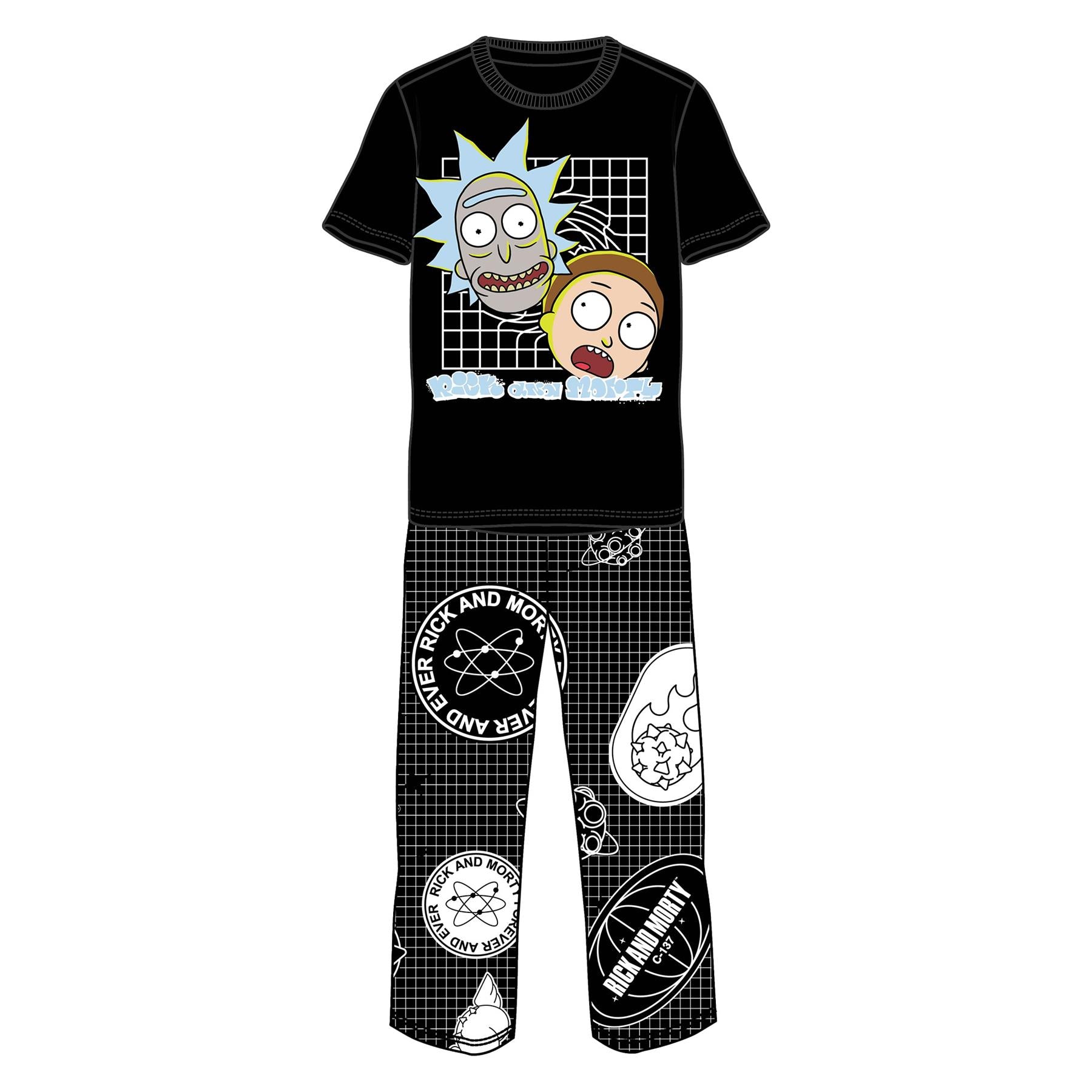 Mens Novelty Character Marvel Cotton Pyjamas Lounge Set Size S - 2XL