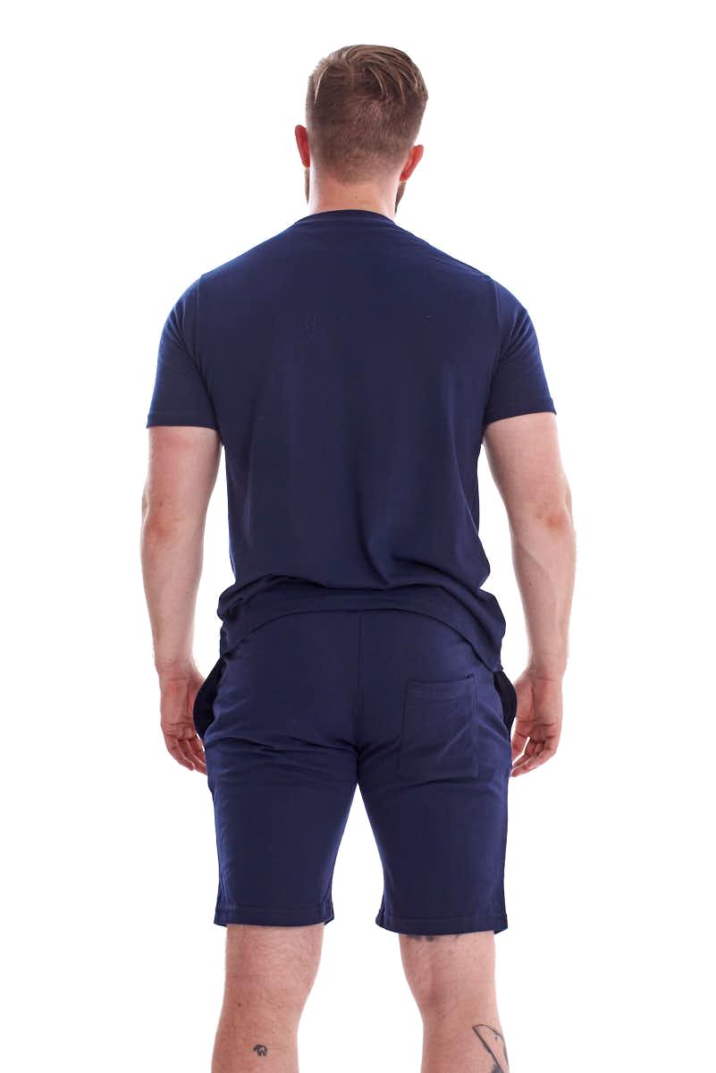 Mens Nightwear Set T Shirt and Shorts Two Piece Pyjamas Summer Sleep Lounge Wear