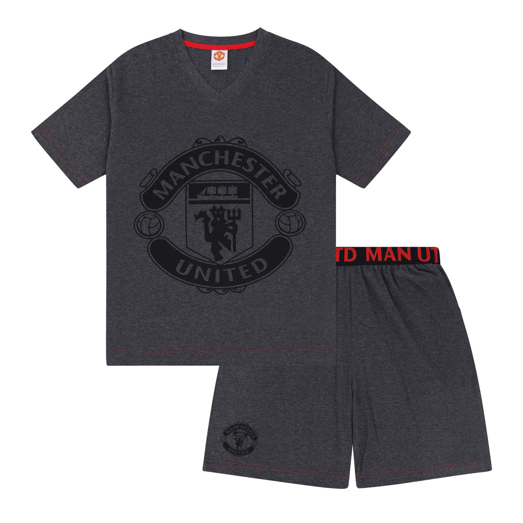 Manchester United Mens Pyjamas Short Loungewear OFFICIAL Football Gift