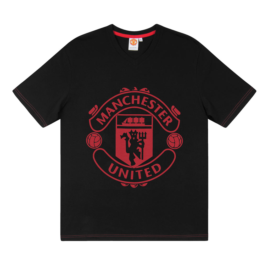 Manchester United Mens Pyjamas Short Loungewear OFFICIAL Football Gift