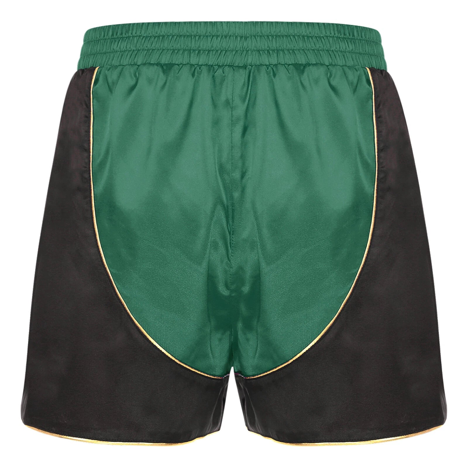 Men's Silk Satin Pajamas Set Vest Top and Boxer Shorts Sleepwear Home Loungewear