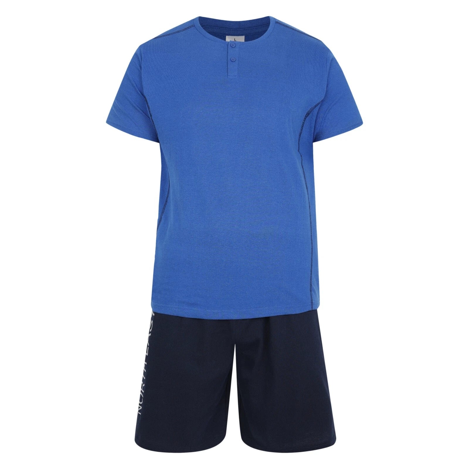 Mens 2 Pack Short Pyjamas Nightwear PJ Sets Twin Pack UK Sizes L XL XXL #N.E.