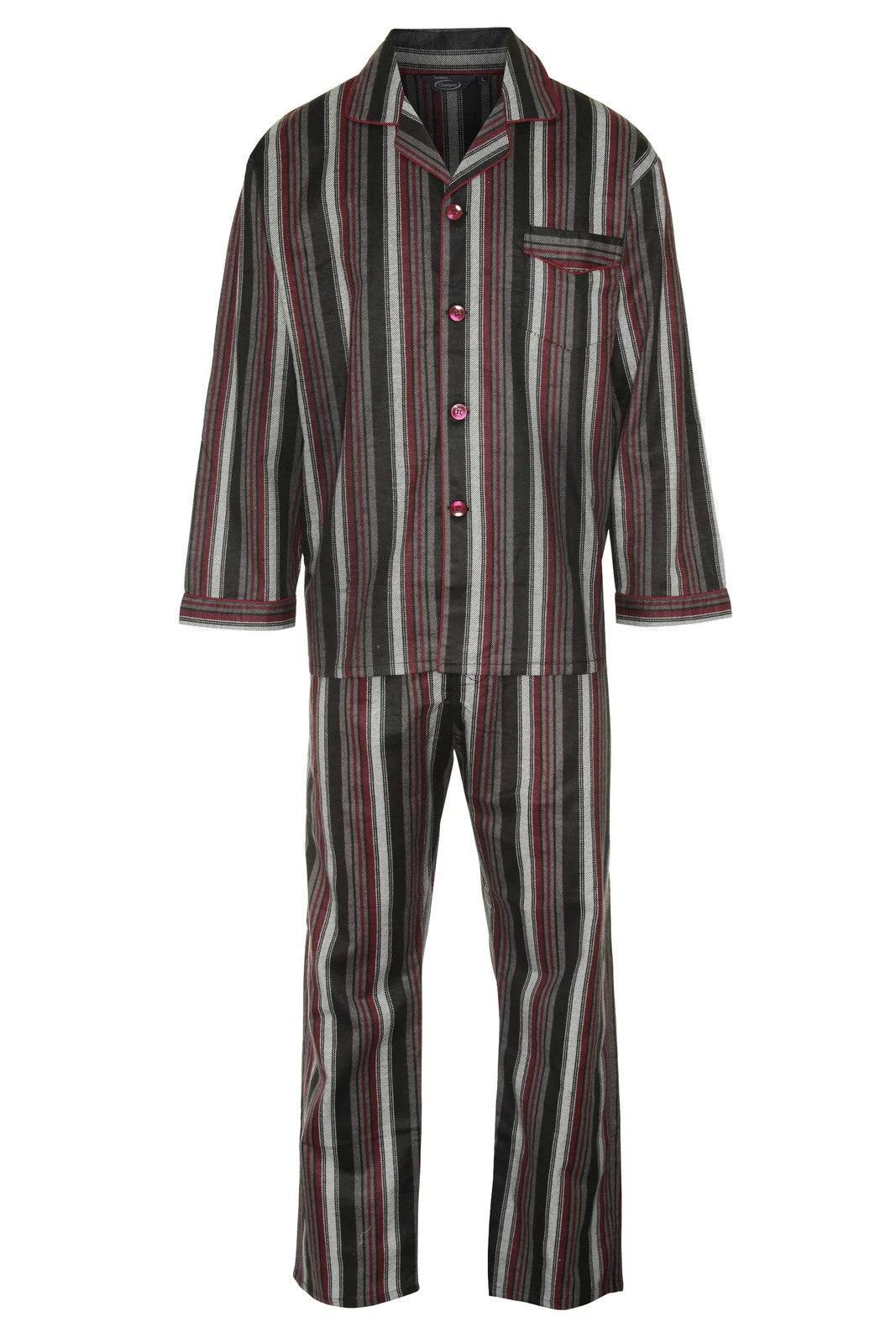 Mens Champion Kingston Brushed Cotton Pyjama Set Sizes S up to 5XL Winceyette