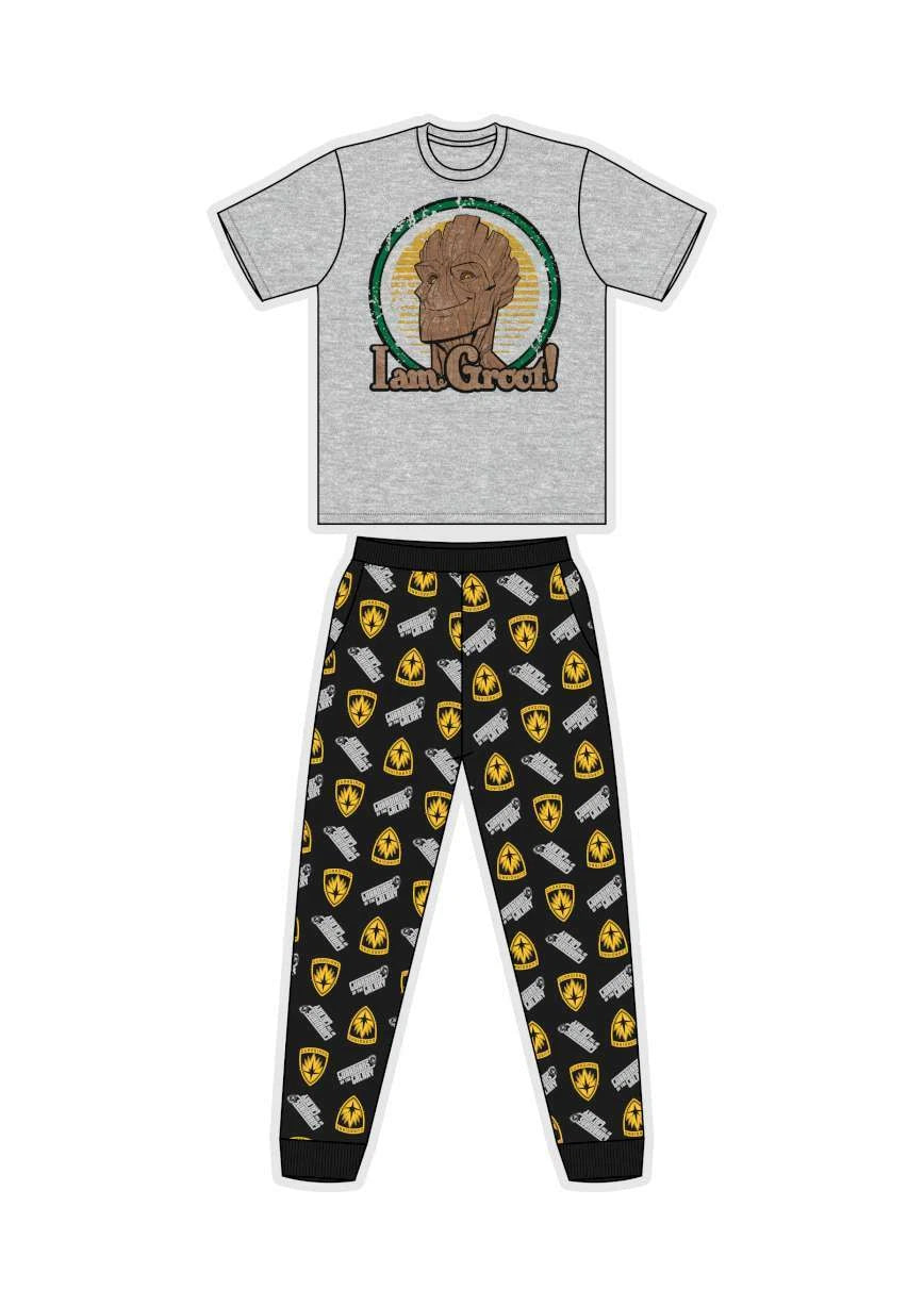 Mens Character Pyjamas Lounge Pants Batman Star Wars Animal Pjs Size S M L XL