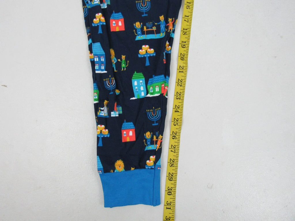 Target Mens Blue 2-Piece Long-Sleeve Lion Pajama Set