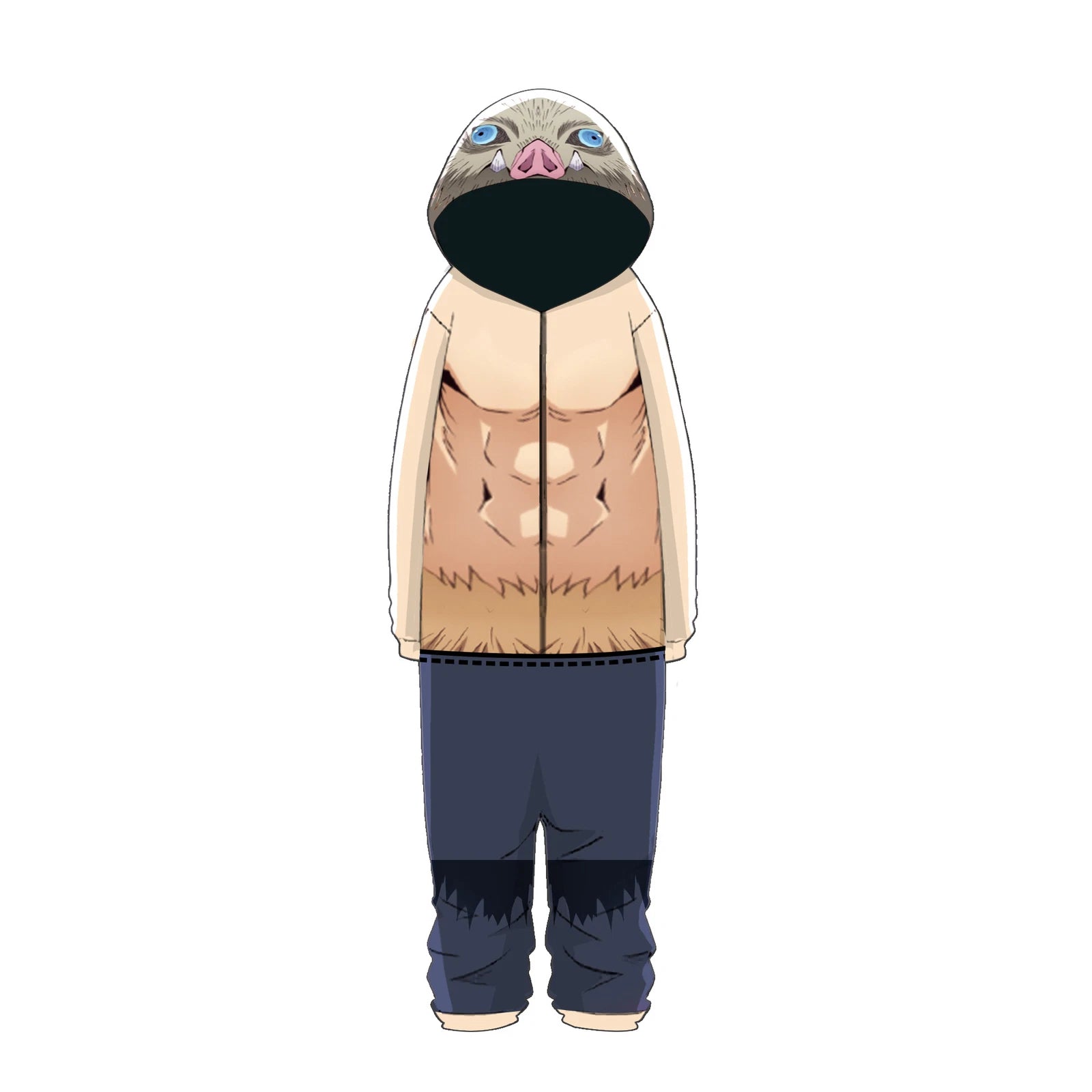 Demon Slayer Kimetsu no Yaiba Pajamas Jumpsuit Cosplay Kamado Tanjirou Sleepwear