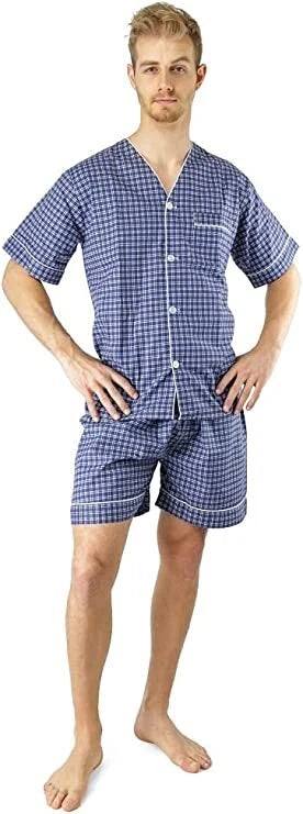 Men's 2PC Comfort Zone Short Sleeve/Short Leg Pajama Set