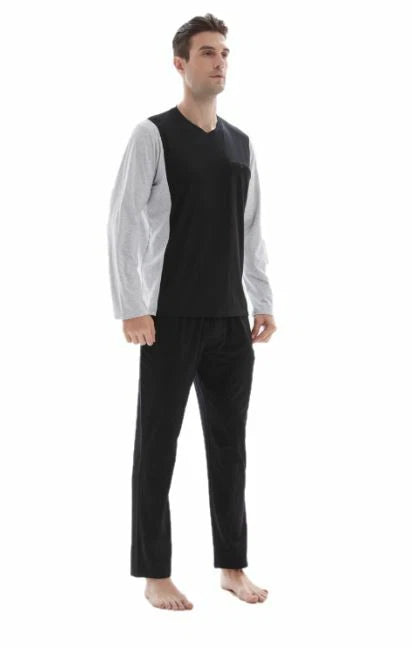 Van Dave NY Men's Pajama and Boy’s PAJAMA SET Long Sleeve Shirt Sizes 14-XL