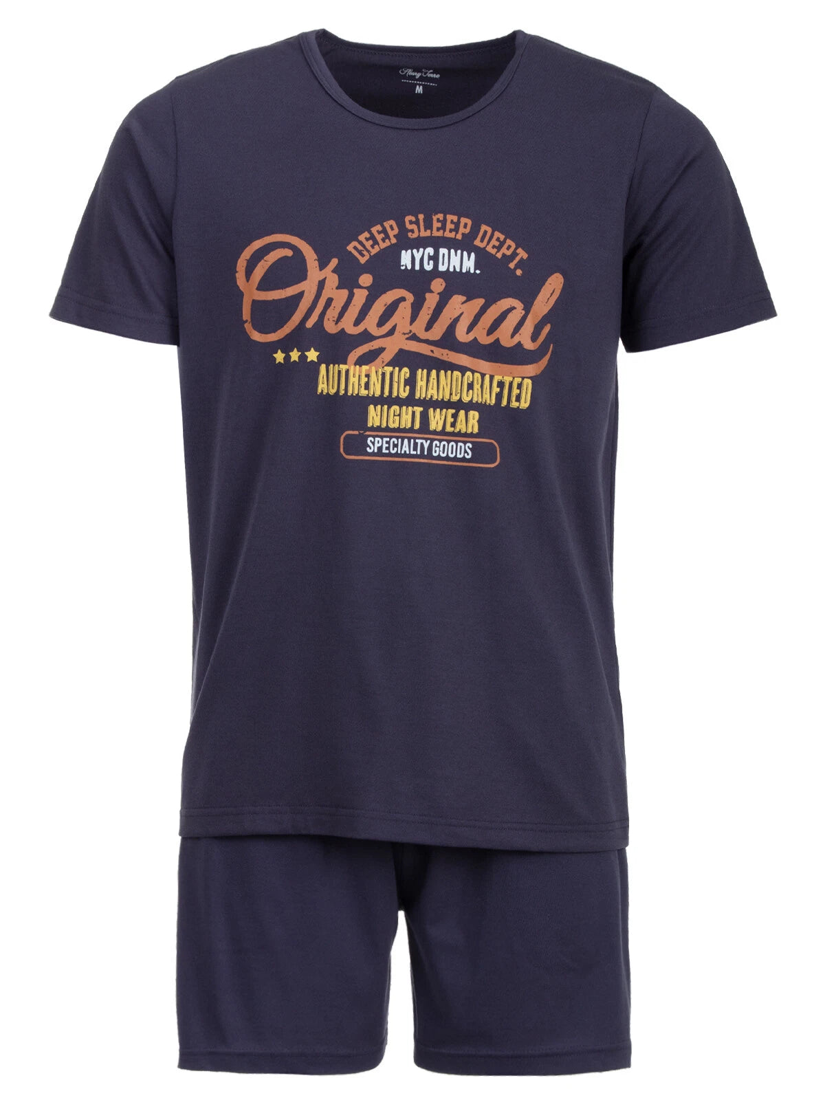 Henry Terre Mens Pyjamas Shorty Original Authentic Nightwear Set M-5XL Cotton-