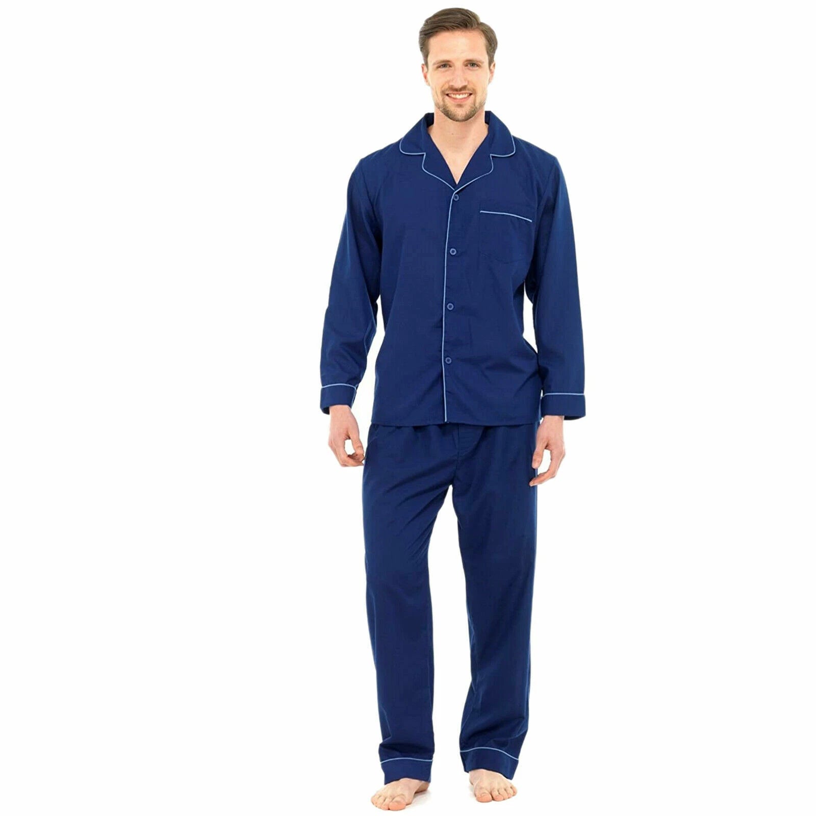 MENS Champion PYJAMAS SET PLAIN  NIGHTWEAR LOUNGE WEAR TOP PANTS TROUSERS