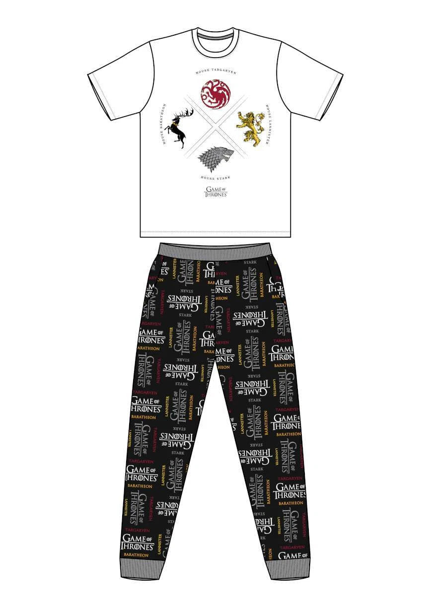 Mens Character Pyjamas Lounge Pants Batman Star Wars Animal Pjs Size S M L XL