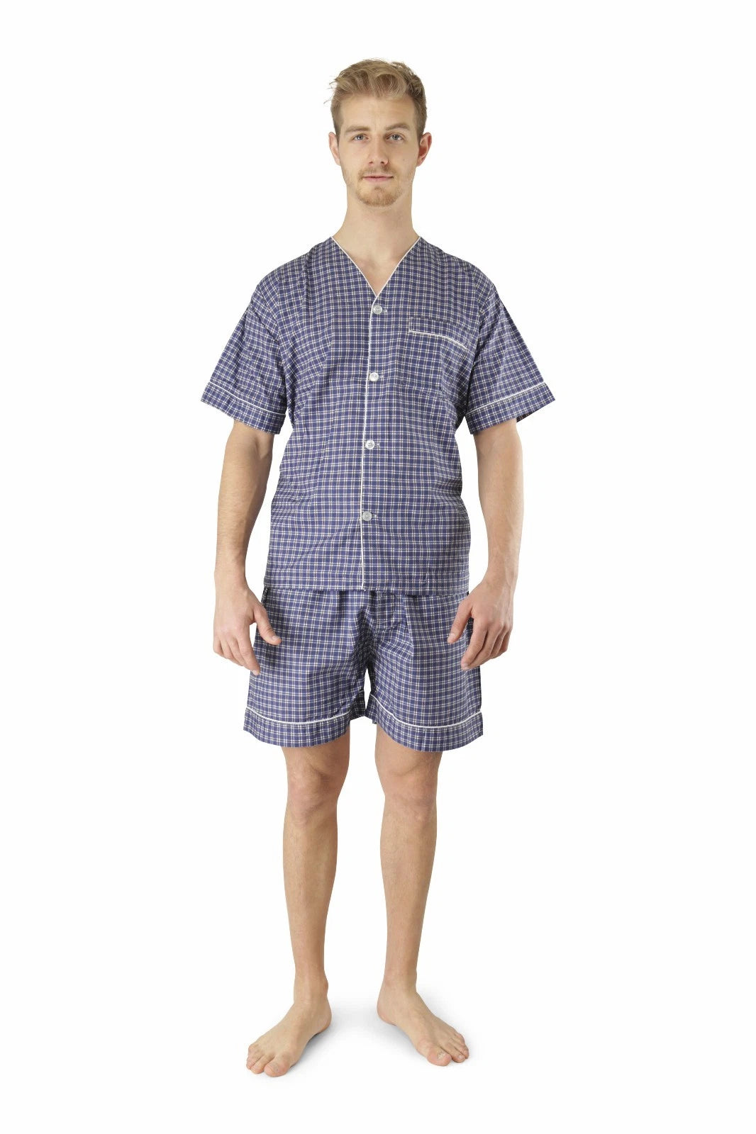 Men's 2PC Comfort Zone Short Sleeve/Short Leg Pajama Set
