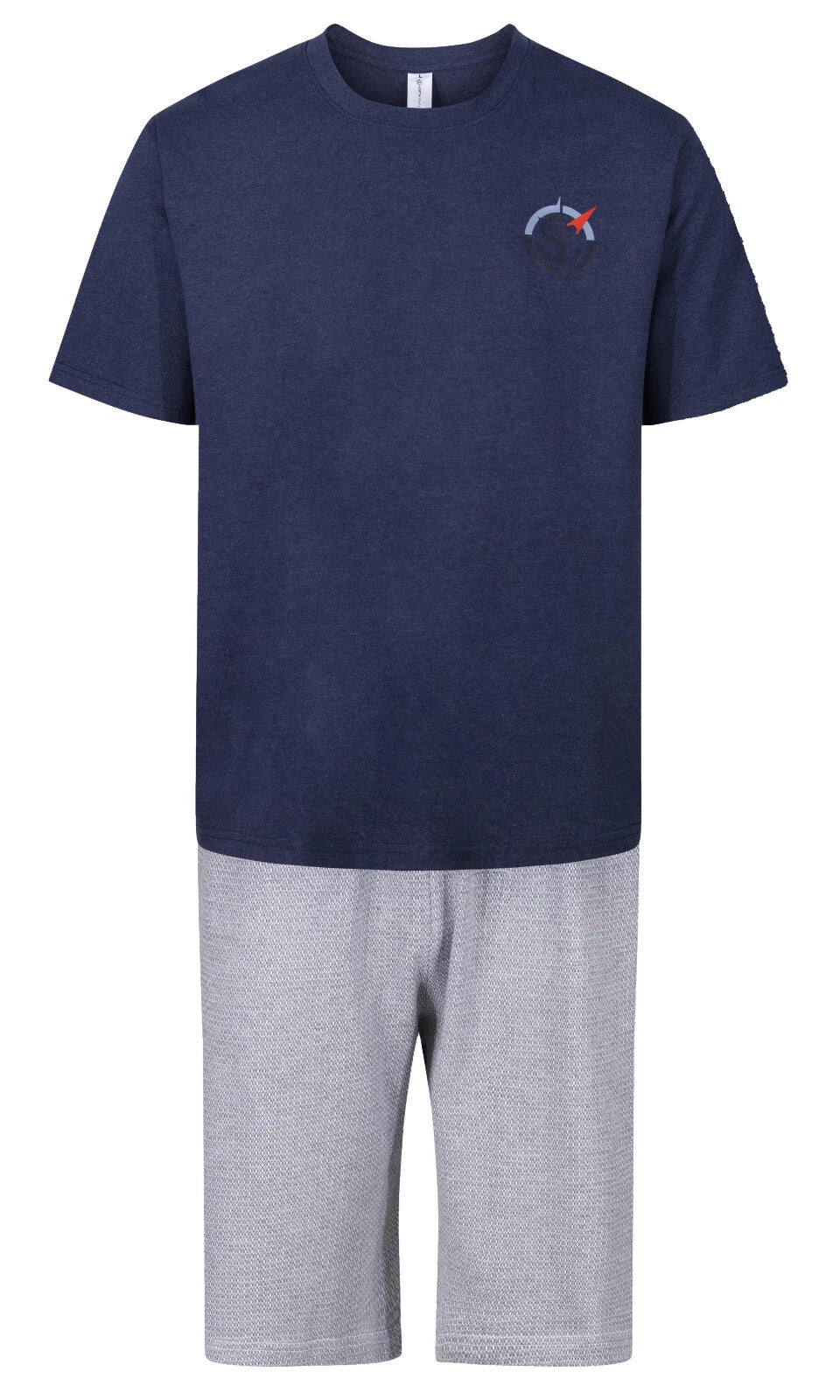 MENS SHORT PYJAMAS JACQUARD SHORTS PJ LOUNGE SLEEP WEAR SET M L XL XXL BNWT