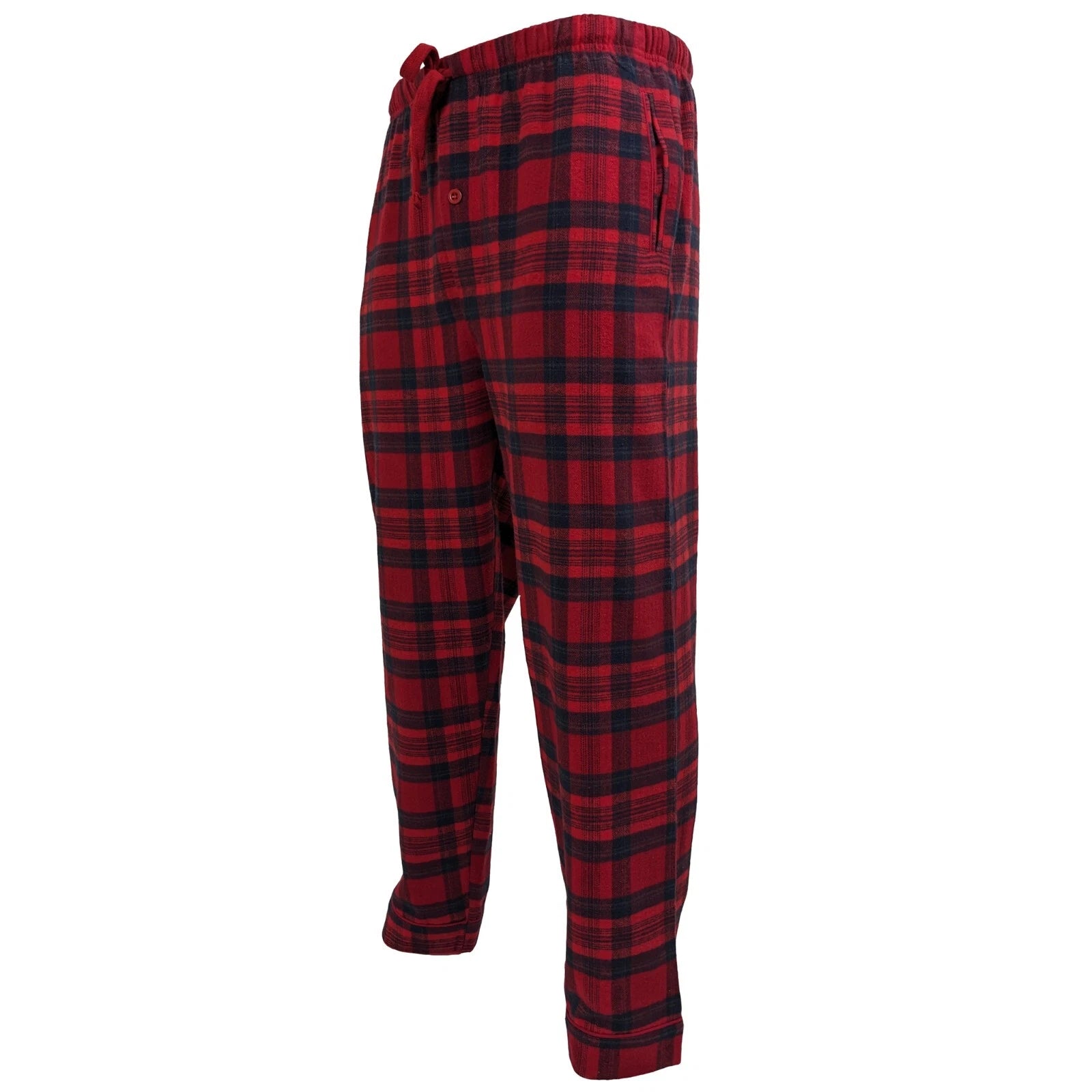 Mens Pyjamas Flannel/Brush Cotton Warm PJ Pyjama Set PJS Sizes S-4XL Nightwear