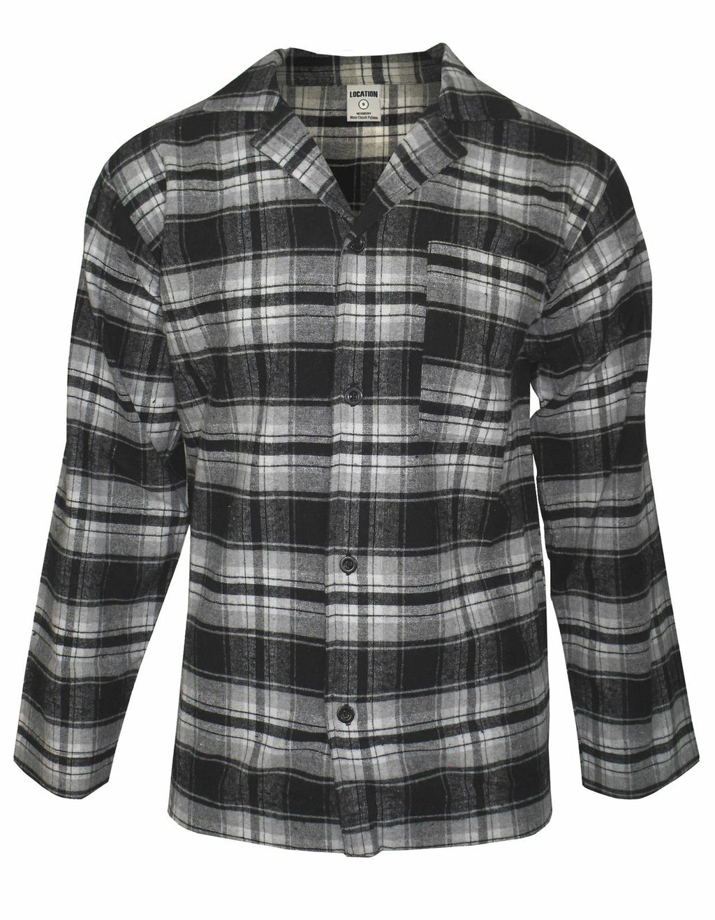 Mens Pyjamas Flannel/Brush Cotton Warm PJ Pyjama Set PJS Sizes S-4XL Nightwear