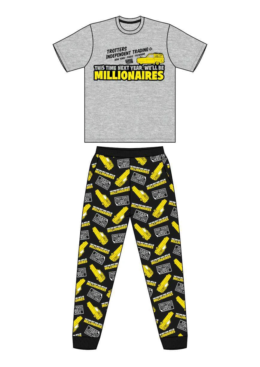 Mens Character Pyjamas Lounge Pants Batman Star Wars Animal Pjs Size S M L XL