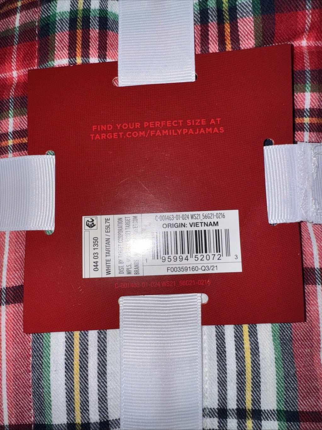 Wondershop Target Men's 2-Piece Flannel Pajama Set White Tartan Plaid  Man Sizes