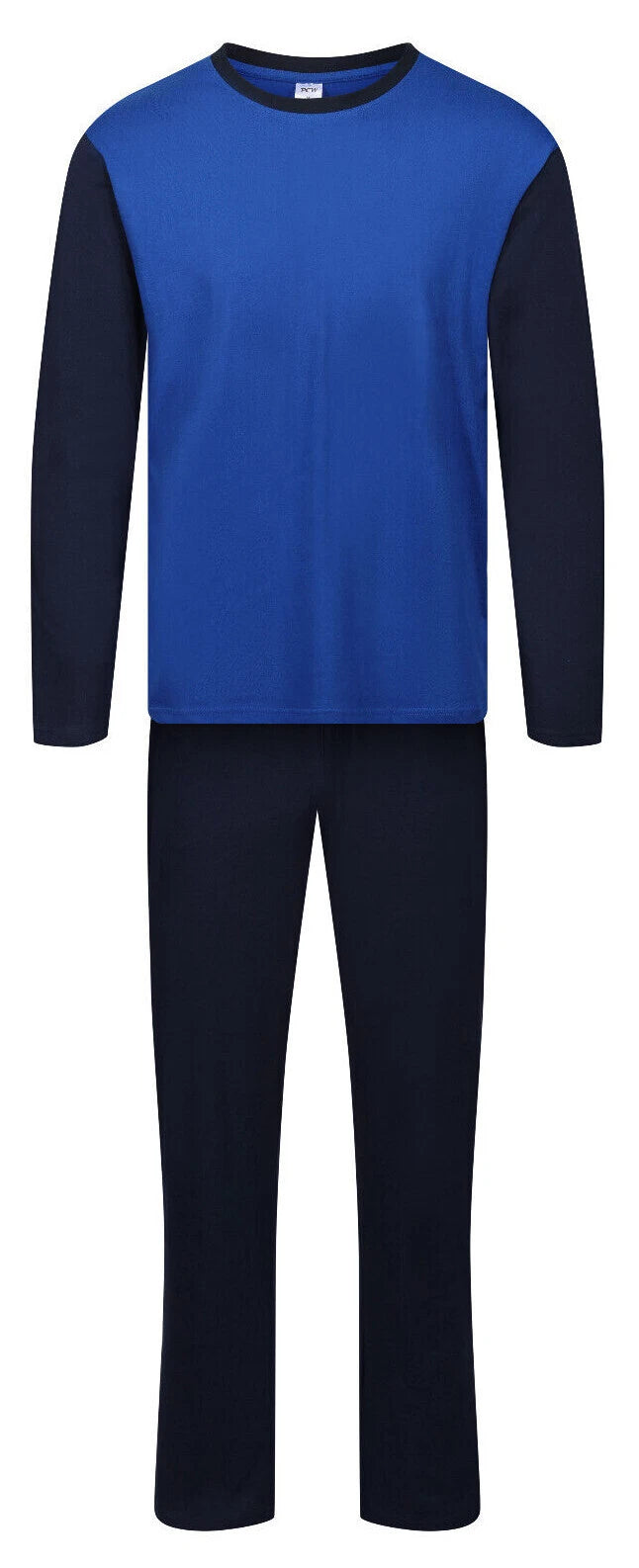 MENS PYJAMAS LONG SLEEVE TOP TROUSERS PJ SET NIGHT LOUNGE WEAR WITH POCKETS BNWT