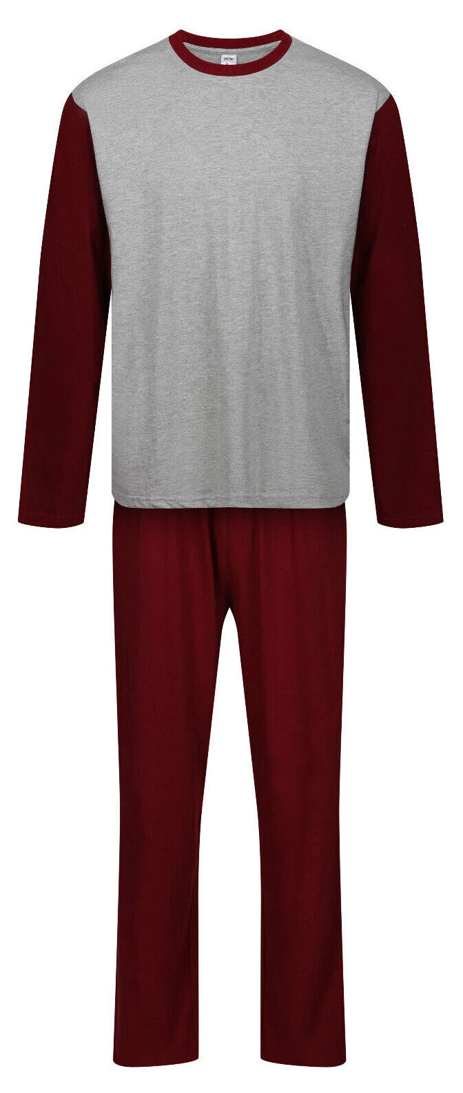 MENS PYJAMAS LONG SLEEVE TOP TROUSERS PJ SET NIGHT LOUNGE WEAR WITH POCKETS BNWT