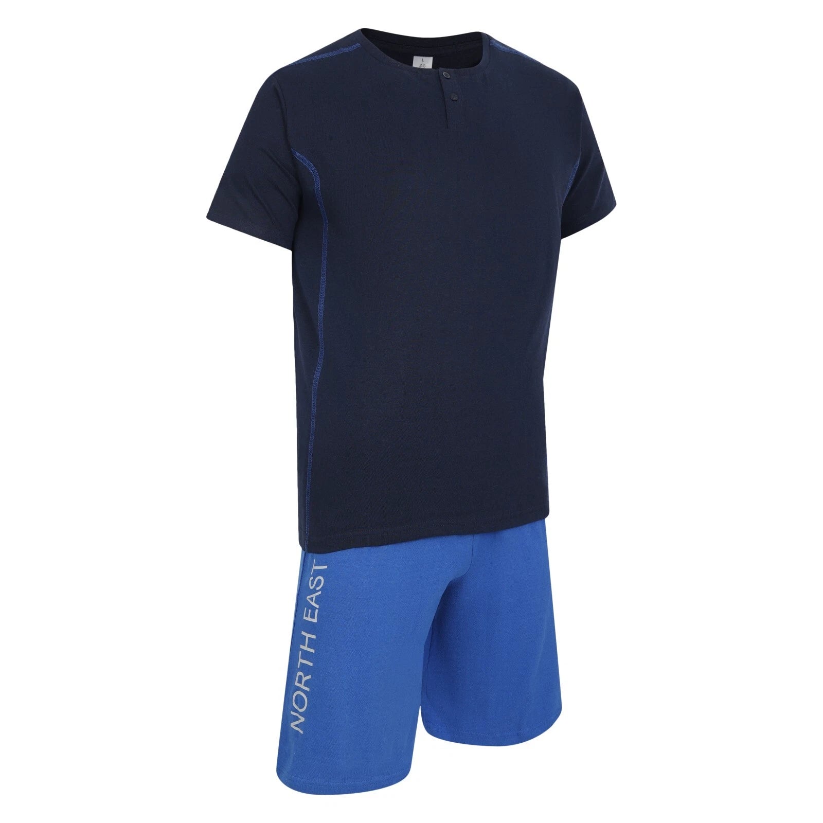 Mens 2 Pack Short Pyjamas Nightwear PJ Sets Twin Pack UK Sizes L XL XXL #N.E.