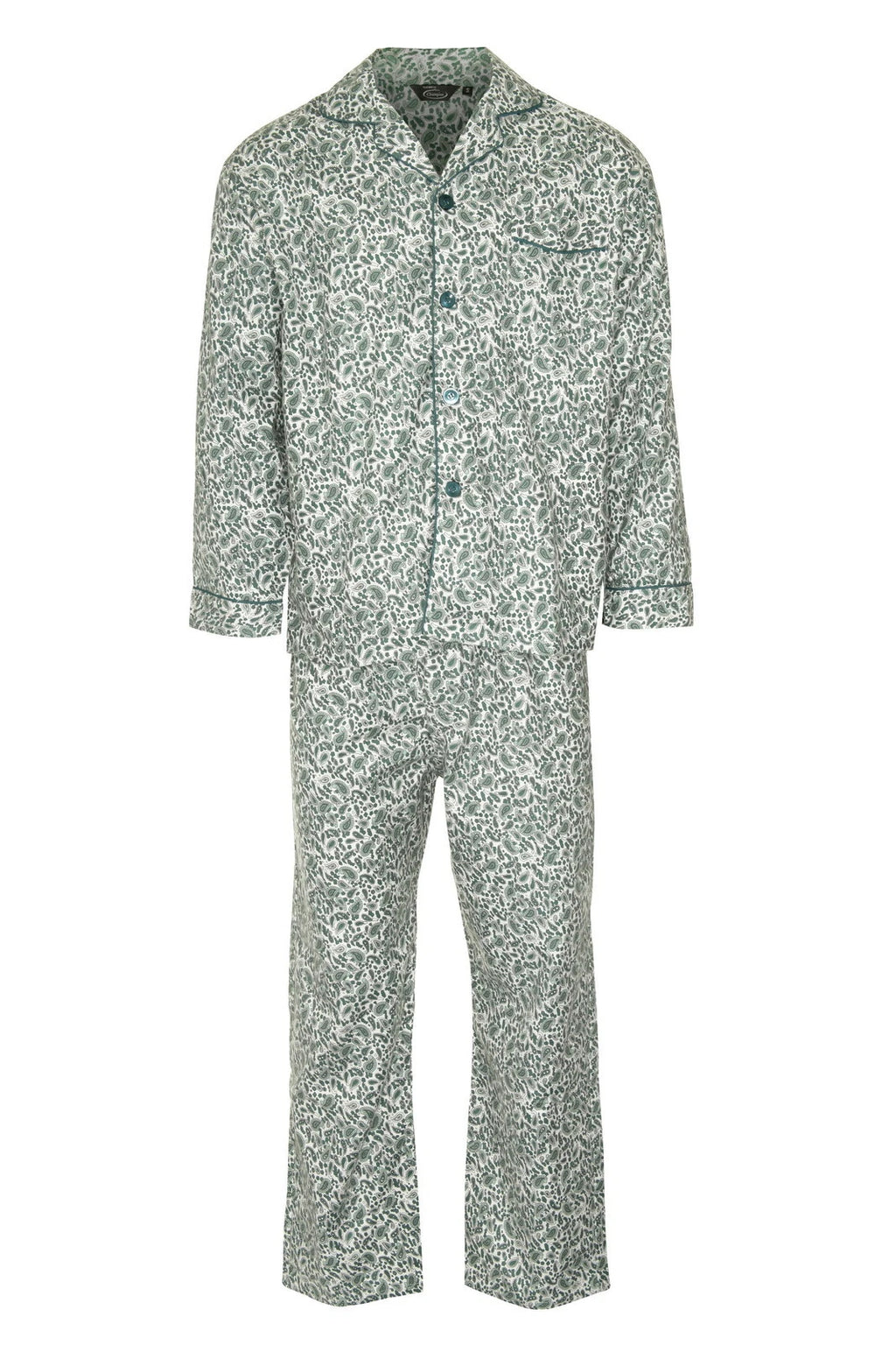 Mens Champion Paisley Brushed Cotton Pyjama Set Sizes S up to 3XL