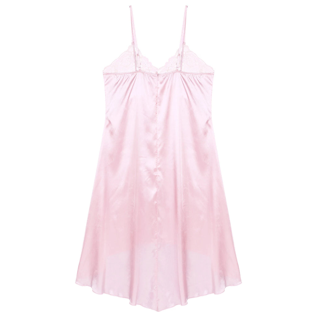 Mens Sissy Nightdress Pajamas Crossdress Nightwear Lingerie Set Sleepwear
