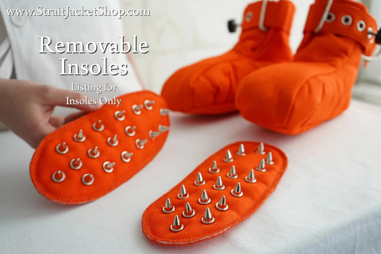 Removable Spiked Insoles for Booties (Insoles only)