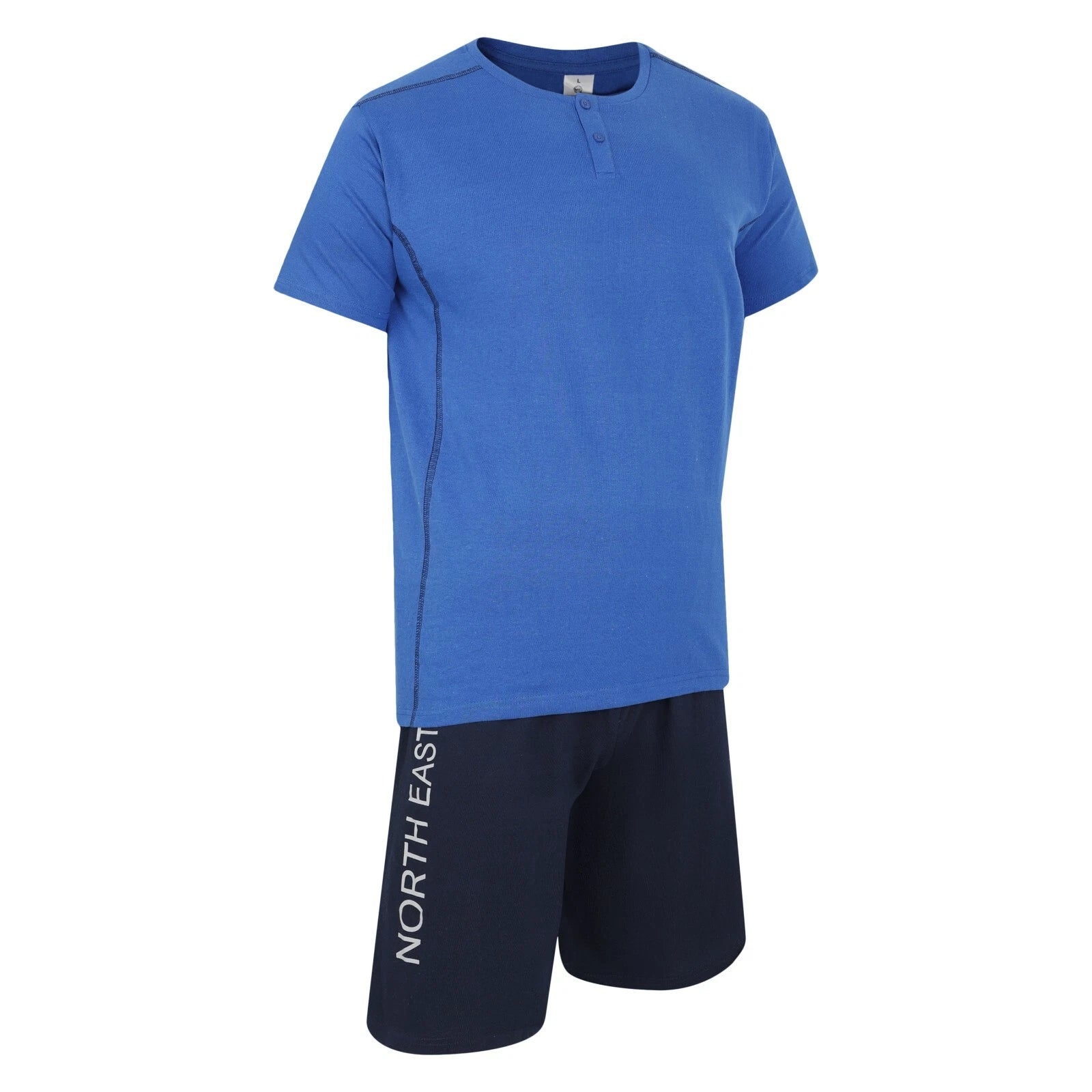Mens 2 Pack Short Pyjamas Nightwear PJ Sets Twin Pack UK Sizes L XL XXL #N.E.