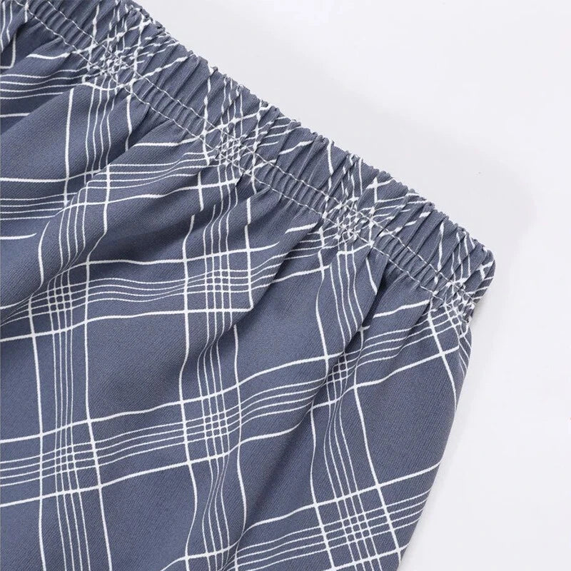Men's Pajamas Spring Fall Winter Home Wear Sleepwear 2 Piece Set Loungewear