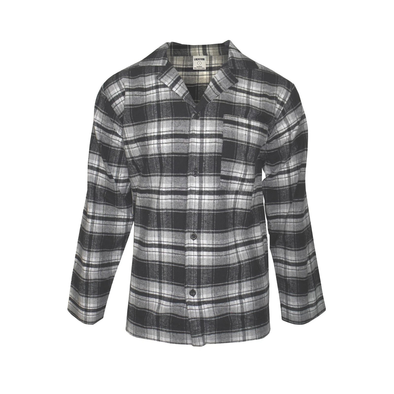 Mens Pyjamas Flannel Brushed Cotton Check Stripe Pyjama Set PJS Sizes S  2XL 3XL