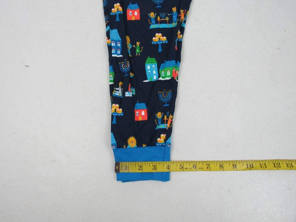 Target Mens Blue 2-Piece Long-Sleeve Lion Pajama Set