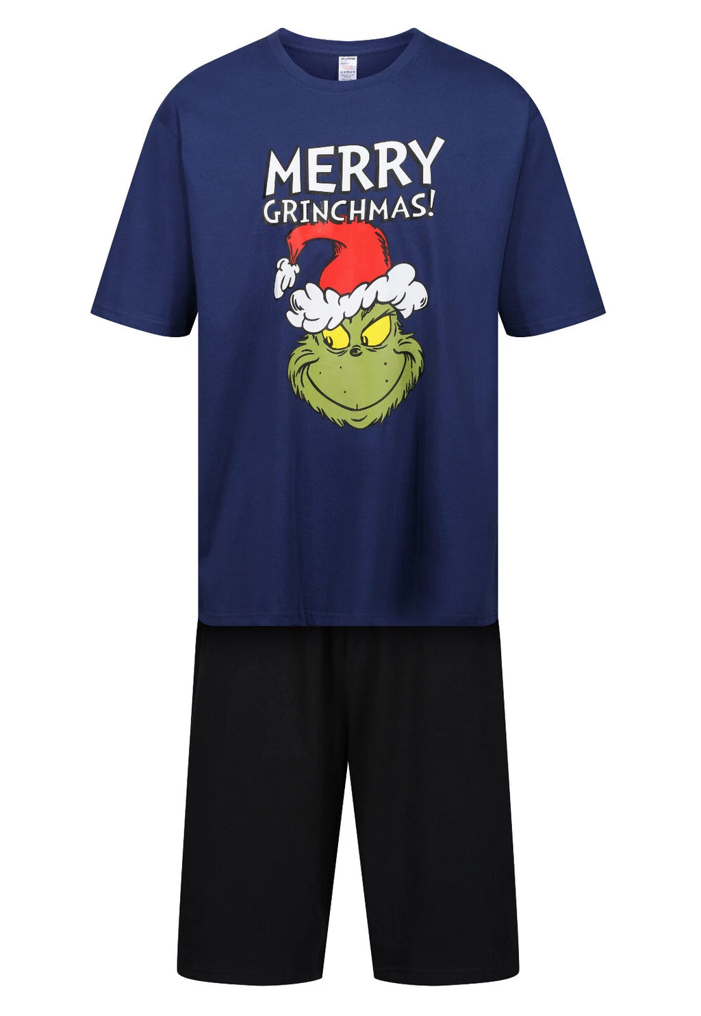 MENS CHRISTMAS PYJAMAS THE GRINCH SHORT PJ SET XMAS NIGHT WEAR S M L XL XXL NEW