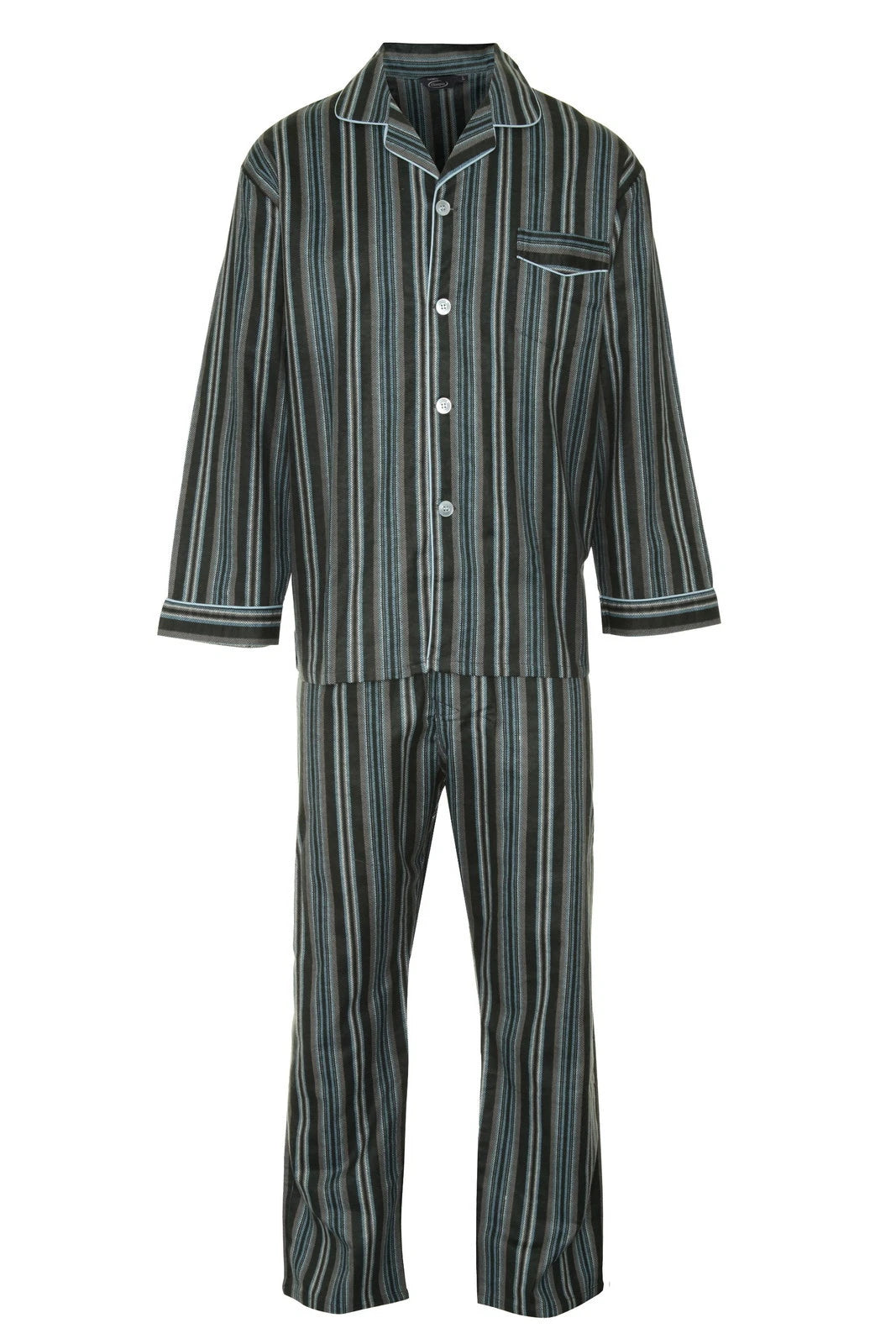 Mens Champion Kingston Brushed Cotton Pyjama Set Sizes S up to 5XL Winceyette