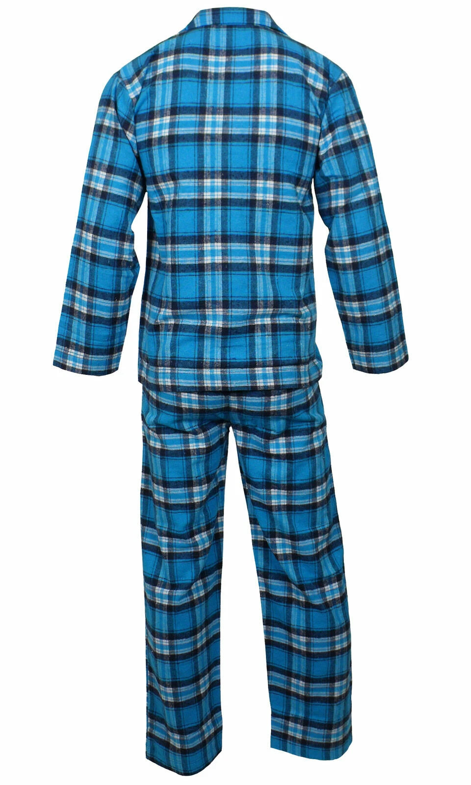 Mens Pyjamas Flannel/Brush Cotton Warm PJ Pyjama Set PJS Sizes S-4XL Nightwear
