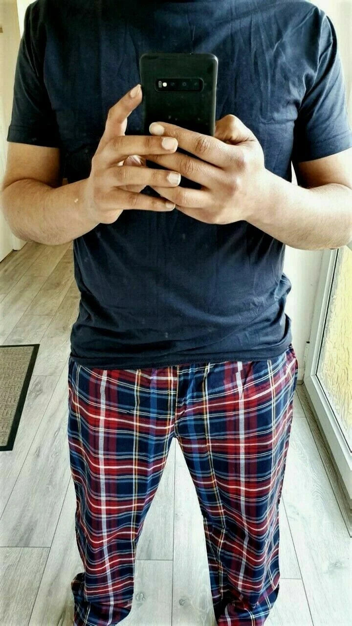 Mens Short Sleeve Pyjama Set Pj T-Shirt Pyjamas Loungewear Nightwear Sleepwear