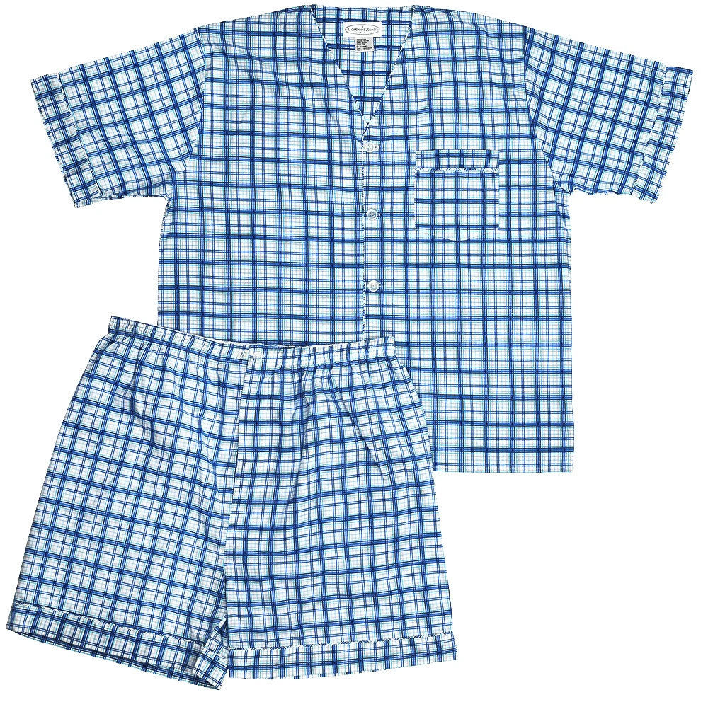 Men's 2PC Comfort Zone Short Sleeve/Short Leg Pajama Set